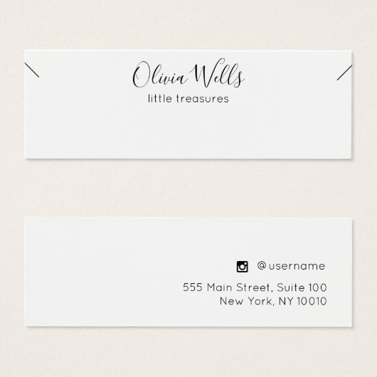 Kleine Signature-Script-Grafikkarte (Vorne & Hinten)