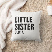 Kleine Sister Custom Throw Kissen (Decke)