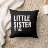 Kleine Sister Custom Throw Kissen (Decke)