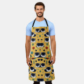 Kleine Skunk-Muster-Schürze Schürze (Getragen)