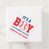 Kleine Slugger Baseball Babydusche Geschenkanhänger (Beispiel)