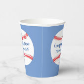 Kleine Slugger Baseball Babydusche  Pappbecher (Rechts)
