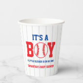 Kleine Slugger Baseball Babydusche Pappbecher (Vorderseite)