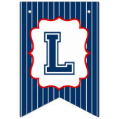 Kleine Slugger-Baseball-Party-Flaggen-Flagge Wimpelkette (Zweite Fahne)