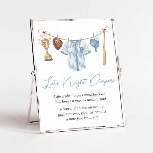 Kleine Slugger Baseball Spätabenteuer Poster