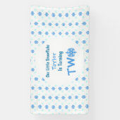 Kleine Snowflake 2. Geburtstag Banner (Vertikal)