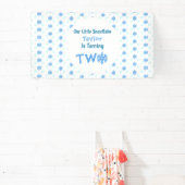 Kleine Snowflake 2. Geburtstag Banner (InSitu)
