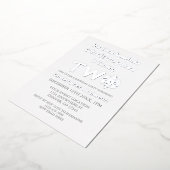 Kleine Snowflake 2. Geburtstag Folieneinladung (Gedreht)