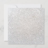 Kleine Snowflake Babydusche Einladung (Rückseite)