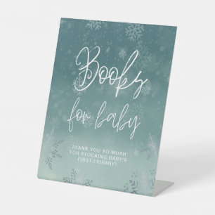Kleine Snowflakes Baby Duschbücher für Baby Sockelschild