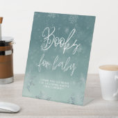 Kleine Snowflakes Baby Duschbücher für Baby Sockelschild (In SItu)