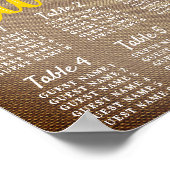 Kleine Sonnenblume 2. Geburtstag Sitzkarte Poster (Ecke)