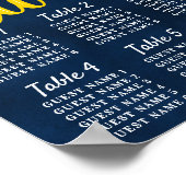 Kleine Sonnenblume 2. Geburtstag Sitzkarte Poster (Ecke)