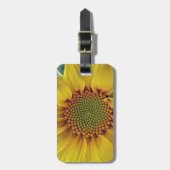 Kleine Sonnenblume Gepäckanhänger (Vorderseite vertikal)