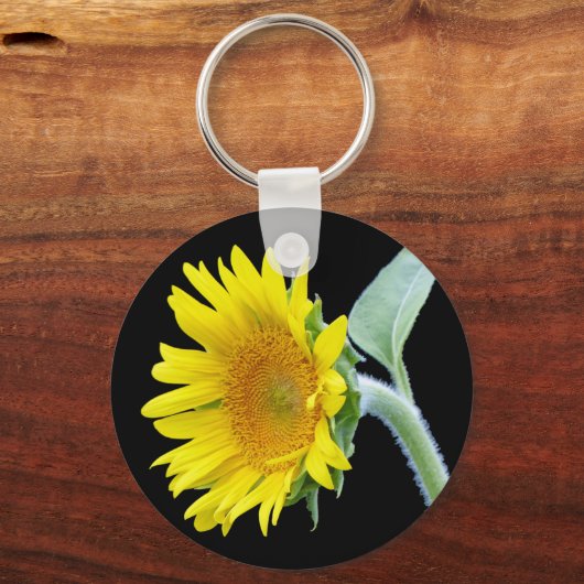 Kleine Sonnenblume Schlüsselanhänger (Vorderseite)