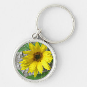 Kleine Sonnenblume Schlüsselanhänger