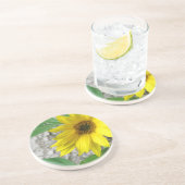 Kleine Sonnenblume Untersetzer (Seite)