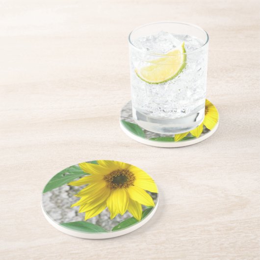Kleine Sonnenblume Untersetzer (Seite)