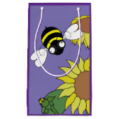 Kleine Sonnenblumenbeutel Kleine Geschenktüte (Vorderseite)