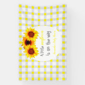 Kleine Sonnenblumendusche Banner (Vertikal)