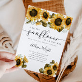 Kleine Sonnenblumendusche Einladung