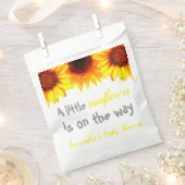 Kleine Sonnenblumendusche Geschenktütchen (Ausgeschnitten)