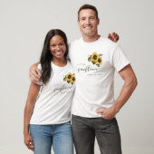 Kleine Sonnenblumendusche T-Shirt (Unisex)