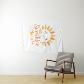 Kleine Sonnenscheinwerfer-Personalisierte Tapestry Wandteppich (Beispiel (Horizontal))