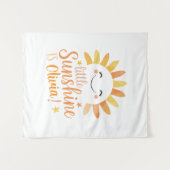 Kleine Sonnenscheinwerfer-Personalisierte Tapestry Wandteppich (Vorderseite (Horizontal))