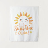 Kleine Sonnenscheinwerfer-Personalisierte Tapestry Wandteppich (Vorderseite)