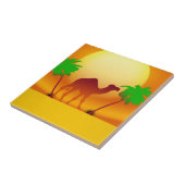 Kleine Sonnenuntergänge (4,25" x 4,25") Keramik Fo Fliese (Seite)