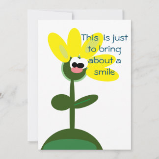 Kleine sonnige Blume Feiertagskarte