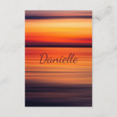 Kleine Spendenkarte für die Sonnenuntergänge Begleitkarte (Rückseite)