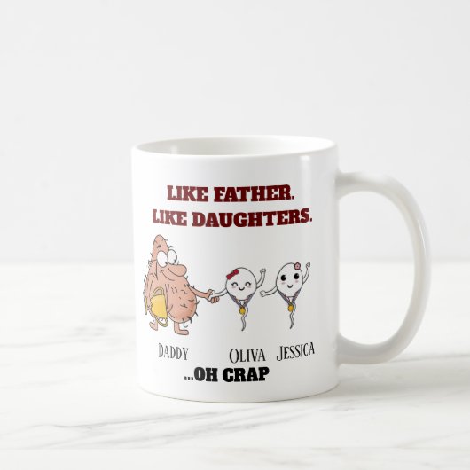 Kleine Spermien wie Vater wie Tochter bis zu 2  Kaffeetasse (Rechts)