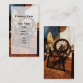 Kleine Spinning Wheel Overlay Visitenkarte (Vorne/Hinten)