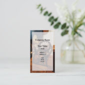 Kleine Spinning Wheel Overlay Visitenkarte (Stehend Vorderseite)