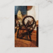 Kleine Spinning Wheel Overlay Visitenkarte (Rückseite)