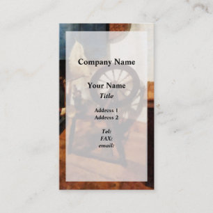 Kleine Spinning Wheel Overlay Visitenkarte