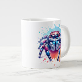Kleine Springspinnen Grafik Jumbo-Tasse