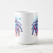 Kleine Springspinnen Grafik Kaffeetasse (Mittel)