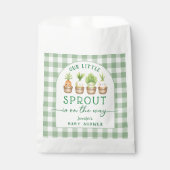 Kleine Spross Baby Shower Geschenktütchen (Vorderseite)