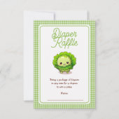 Kleine Spross Baby Shower Windel Raffle (Vorderseite)