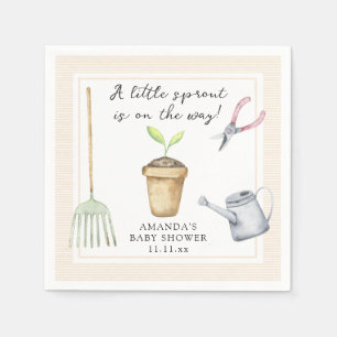 Kleine Sprossen-Baby-Party Serviette