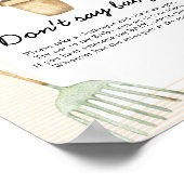 Kleine Sprossendusche - Sag nicht Baby Poster (Ecke)