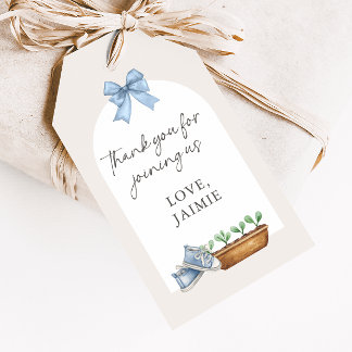 Kleine Sprout Baby Dusche Danke Geschenkanhänger