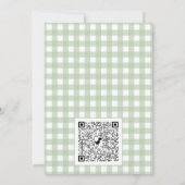 Kleine Spud Baby Dusche Einladung (Rückseite)