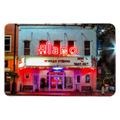 KLEINE STADT ALAMO Flexibles Foto Magnet (Horizontal)