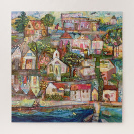Kleine Stadt am Samstag Puzzle