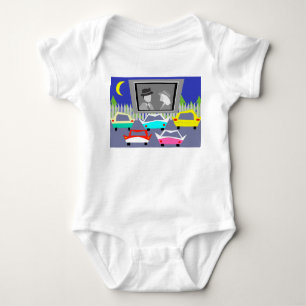 Kleine Stadt Antrieb-im Film-Baby-Strampler Baby Strampler