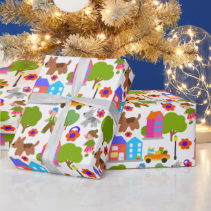 Kleine Stadt (BITTE LESEN SIE UNTEN) Geschenkpapier